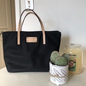 Kate Spade Black Nylon Purse Mini Tote NWOT